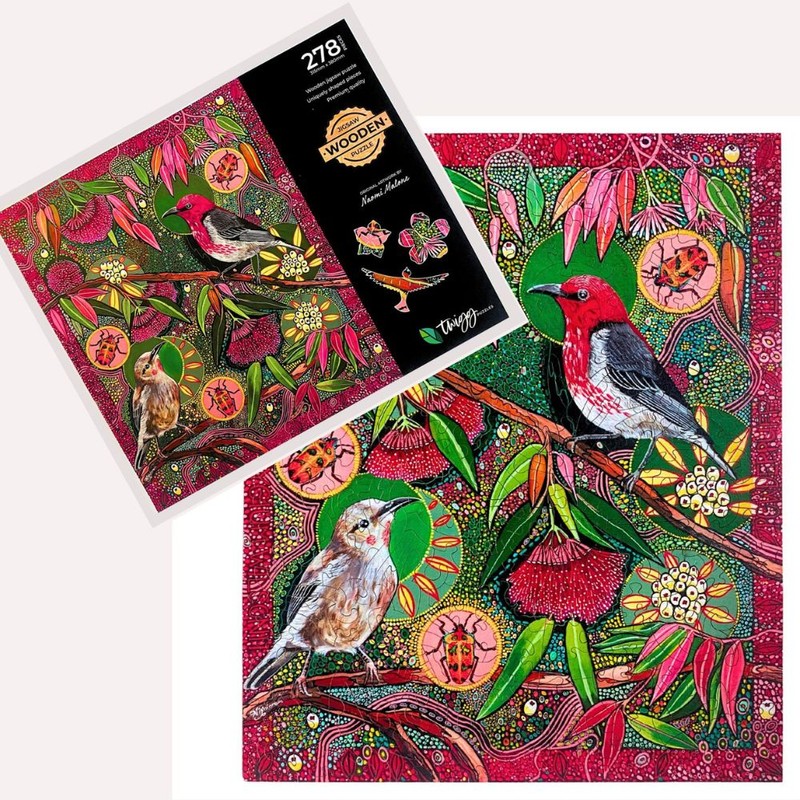 Twigg Puzzle Wooden Jigsaw Puzzle 278 Pieces - Powderpuff Lilly