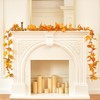 Autumn Garland - 5.8Ft Autumn Decorations Hanging Maple Leaf Garland
