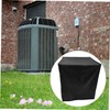 Sosoport 1Pc Air Conditioner Cover Outdoor Ac Units Protector Black