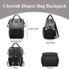 Leopard Print Diaper Bag Backpack Multi-Function Diaper Bag for Baby