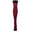 MeMoi Houndstooth Over The Knee Warm Socks Sudan Brown One