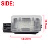 Hacreyatu LED Footwell Courtesy Under Door Step Light For Volvo