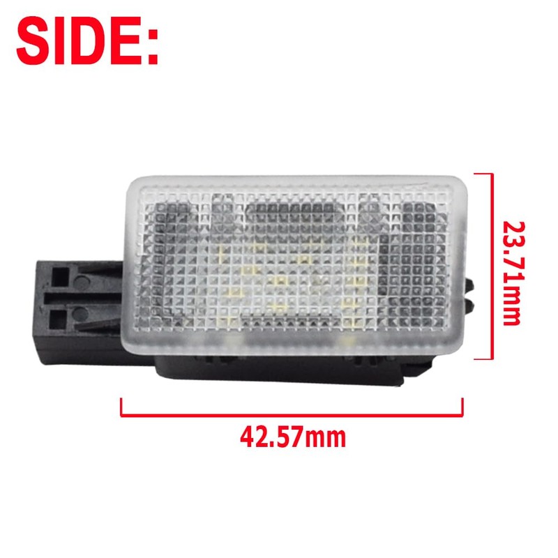 Hacreyatu LED Footwell Courtesy Under Door Step Light For Volvo