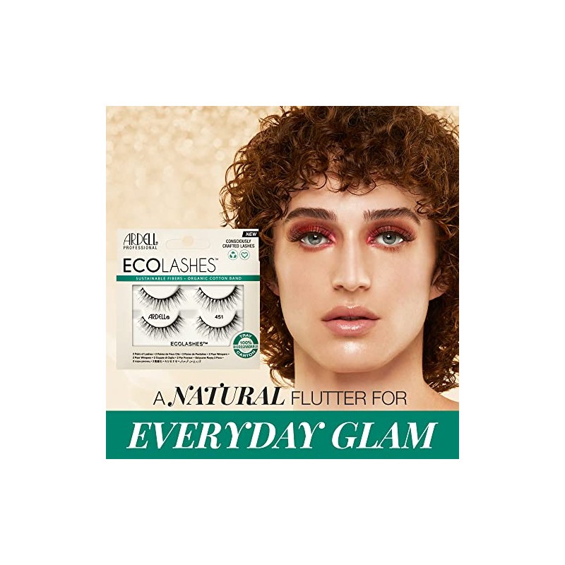Ardell Eco Lashes 451, 2 pairs per pack