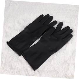 WOONEKY 2pairs Hair Dye Gloves for Women Men Hair Coloring Gloves Shampoo Barbers Beauty Tool Reusable Dyeing Hand Protectors