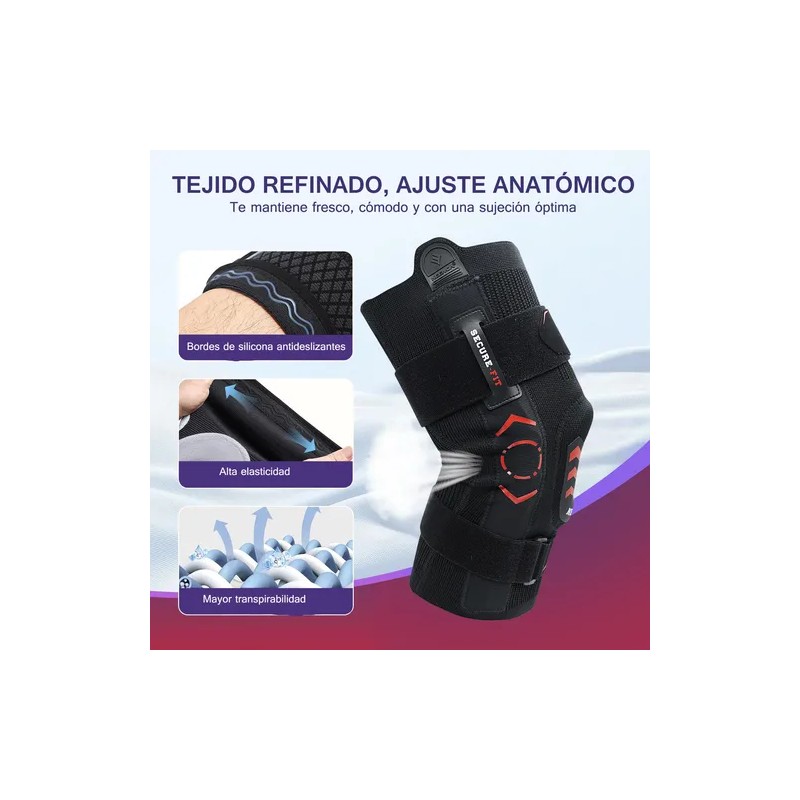 Rodillera Ortopédica Meniscos Ligamentos Gel Rótula Ajustabl