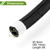 X AUTOHAUX 5/16" Fuel Line Kit 6ft Vacuum Hose Automotive