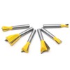 Gasea 6pcs Dovetail Joint Router Bit Set, 1/4 Inch Shank