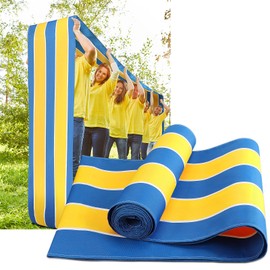 2 Pcs Teamwork Games Group Learning Activity Run Mat Teamwork Building Carnival Games Mat Indoor Outdoor Group Games Race Run Mat Recess Equipment for Elementary School Office Field Day Backyard Party