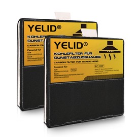 2 Activated Carbon Filters Cooker Hood for Siemens LZ53251 Bosch DHZ5325/DHZ5326/11026769/00705431/00703595 Neff Z5101X1/VVZ52V40 Carbon Filter for Cooker Hood Replacement