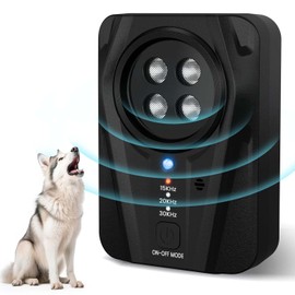 Anti Bell Device, 3 Frequencies Anti-Bark for Dogs, IPX45 Ultrasonic Anti Bark Device Dog, Anti-Bark Device Dog, 33 ft Range Anti-Barking Ultrasonic Device for Dogs, Anti-Bark Agent Dogs