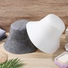 Gatuida 2 Pcs Wool Felt Sauna Hat, Original Wool Sauna