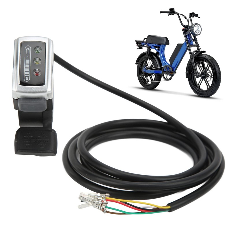 6 Wire Thumb Throttle, 2mm Thumb Throttle with ON/OFF Switch