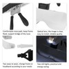 Headband Magnifying Glasses USB Charging 5 Lenses 1.0X 1.5X 2.0X
