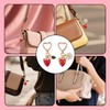 Mikovivi 2pcs Cute Strawberry Keychain, Heart Strawberry Daisy Flower Keychain