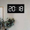 Acrylic 3D Wall Clock Remote Control Electronic Clock Convex Body