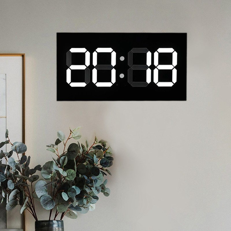 Acrylic 3D Wall Clock Remote Control Electronic Clock Convex Body