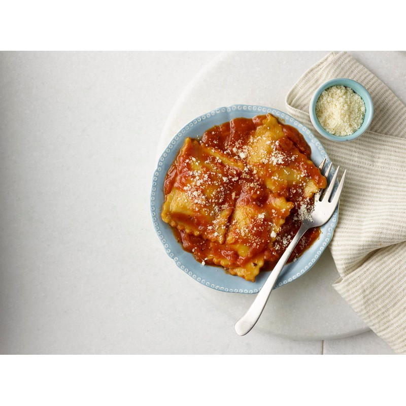 MISS OLIVE'S Cheese Ravioli, Shelf Stable Microwavable, Lower Sodium Ready