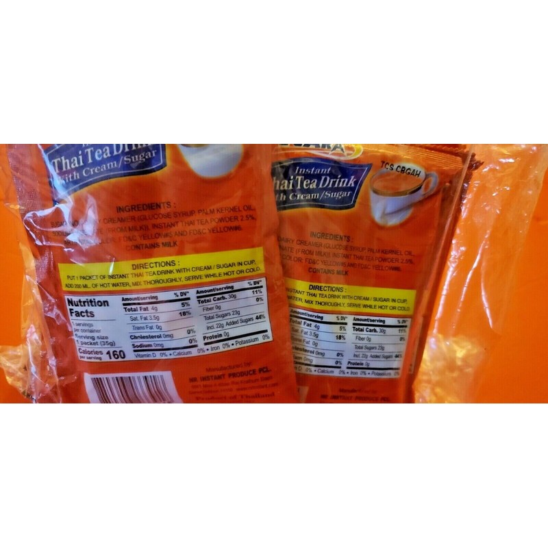 NARA 2 PACK NARA INSTANT THAI TEA DRINK WITH CREAM