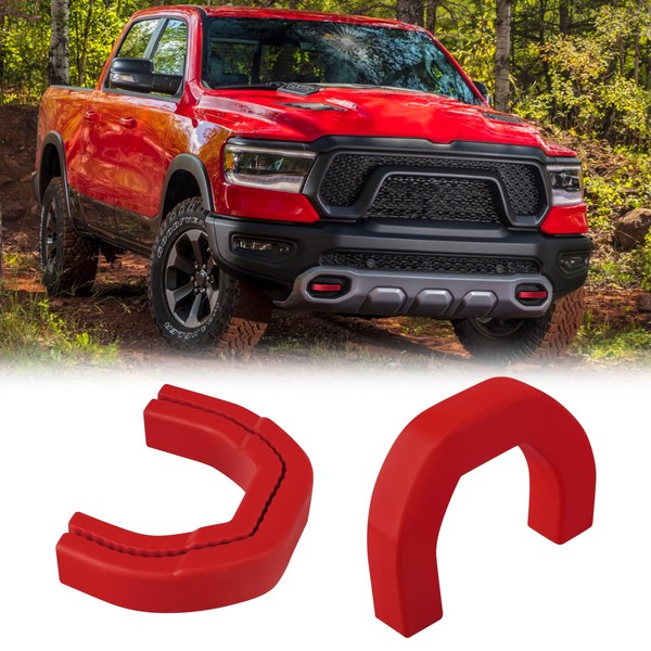 Front Tow Hooks Covers Compatible with 2019-2024 GMC Sierra 1500