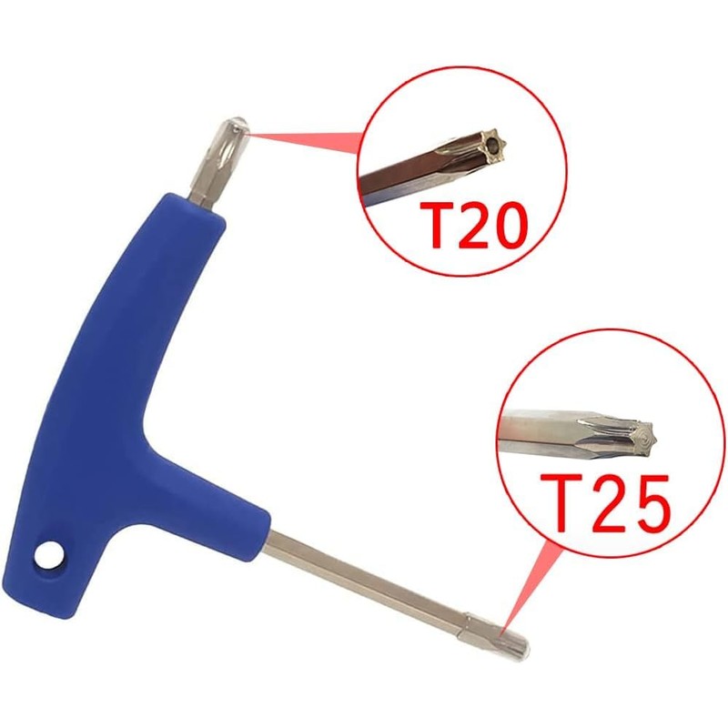 Golf Wrench, Multi Wrench, T20+T25, Dual Use Wrench, Screwdriver, Replacement