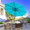COBANA Patio Umbrella, Outdoor Table Umbrella of 9-Feet with 8