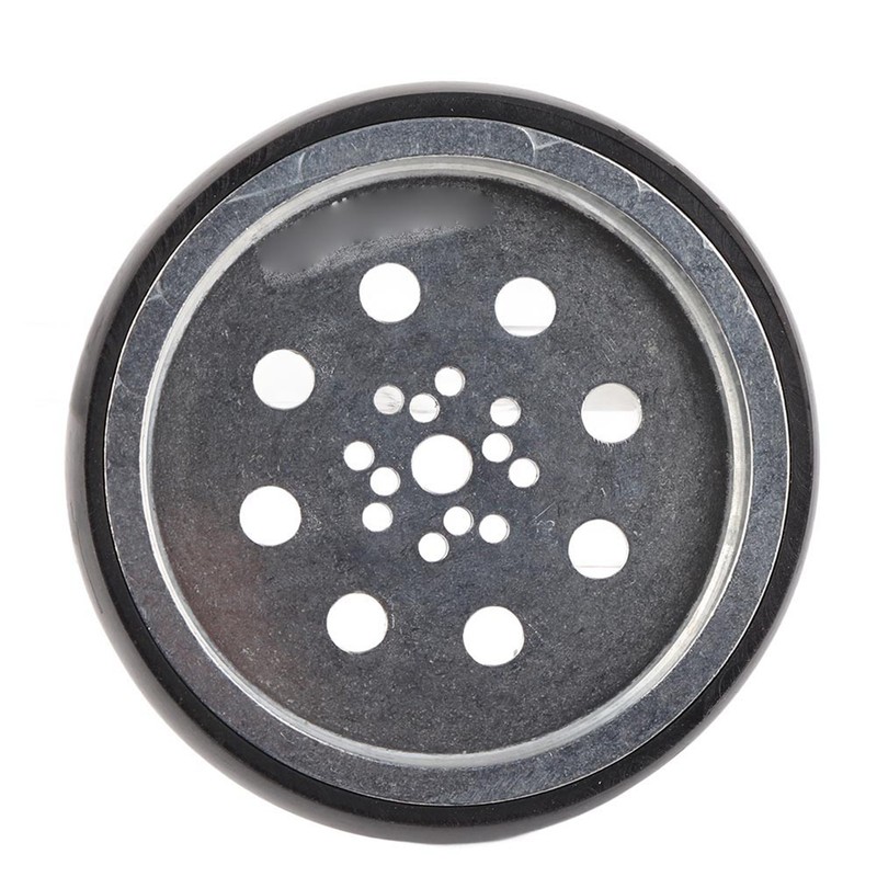100mm Robot Wheel Metal with Neoprene Tire Industrial Robot Parts