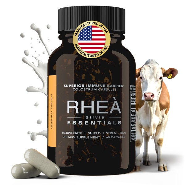 Rhea Bovine Colostrum Supplement for Women, Colostrum Capsules for Gut