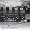 Pyle 4-Channel Portable Stereo Headphone Amplifier - Professional Multi Channel