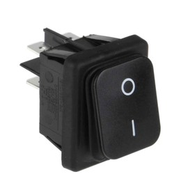 AUTOZOCO Interruttore a bilanciere impermeabile, interruttore a 2 posizioni, interruttore a 4 vie, IP67, ON-OFF DPST, 16 A 250 VAC / 20 A 125 VAC, nero