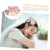 Baluue Bride Wedding Hair Comb Floral Side Comb Headpiece for