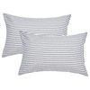 JELLYMONI 100% Natural Cotton Plaid Standard Pillowcases Set, 2 Pack
