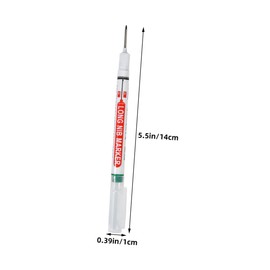 DOITOOL 4PCS Long Tip Deep Hole Marker Pens for Construction and Woodworking Colorful Carpenter Markers Precision Ink for Bathroom and Garden Use