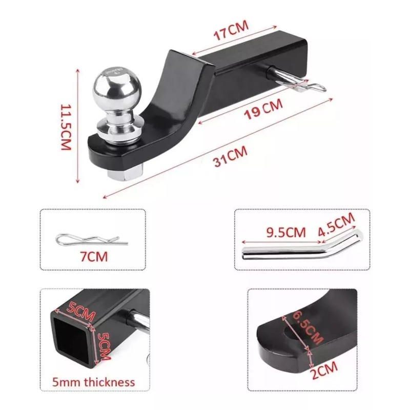Kit De Arrastre Universal Etiquetasacoplesbolaspernos