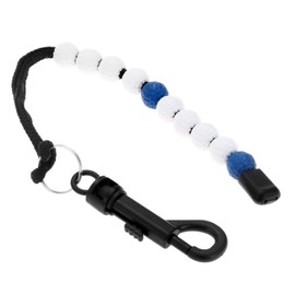 MUXSAM 1 Piece Golf Beads Score Counter with Clip (Blue), Golf Stroke Score Count Keeper Putting Score Counter for Referee Caddy Golfer