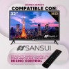 Divitech® - Control Remoto Compatible Con Sansui Android 4k Smart