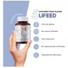 Lifeed5 Capsulas Vitaminas B3 B5 B12 Biotina Acido Folico Lifeed5