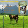 Farmerry 1312 Feet Portable Electric Fence Polywire with 6 Conductors,