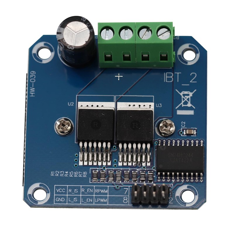 Heevhas BTS7960 43A High Performance Double DC Stepper Motor Driver