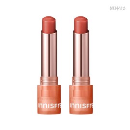 Innisfree Vitality Tok Tok Moisturizing Dewy Tint Lip Balm No. 3 Love Beige 2pcs / 이니스프리 생기톡톡 수분촉촉 듀이 틴트 립밤 3호 러브베이지 2개