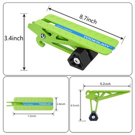 TOOENJOY car door step, folding car door stand pedal, helps with car washing, easy access to roof, essential accessory for most cars, SUVs, lorries (green)