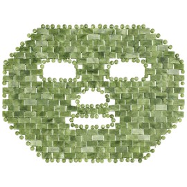 gemshan Jade Mask,100% Natural Stone Facial Mask for SPA Skincare Beauty Tools for Puffy Eyes Dark Circles