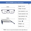 OCCI CHIARI TR90 Men's Eyeglasses Frame Fashion Clear lens Glasses
