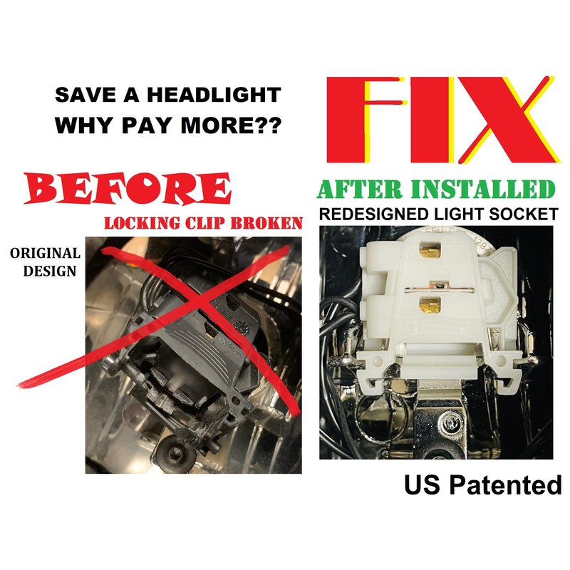 ADVANCE IGNITION Left Driver or Right Passenger Headlight Socket Repair