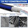 ClearRush Pressure Washer Hose 50FT Kink Resistant 1/4",3600 PSI Power