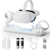 Magnetic VR Charging Dock for Me-ta Quest 2 & Controllers,