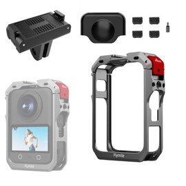 DGSHUIJIE Metal Cage Case + Magnet Quick Release Set for DJI Osmo 360 Aluminum Alloy CNC Precision Protective Frame Accessories