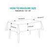 Surmente Tablecloth 90 x 132-Inch Rectangular Polyester Table Cloth for