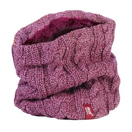HEAT HOLDERS Winter Warm Thermal Neck Warmer Women's One Size (Rose)