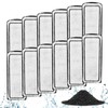 AQQA 12 Packs Aquarium Filter Cartridges with Activated Carbon -
